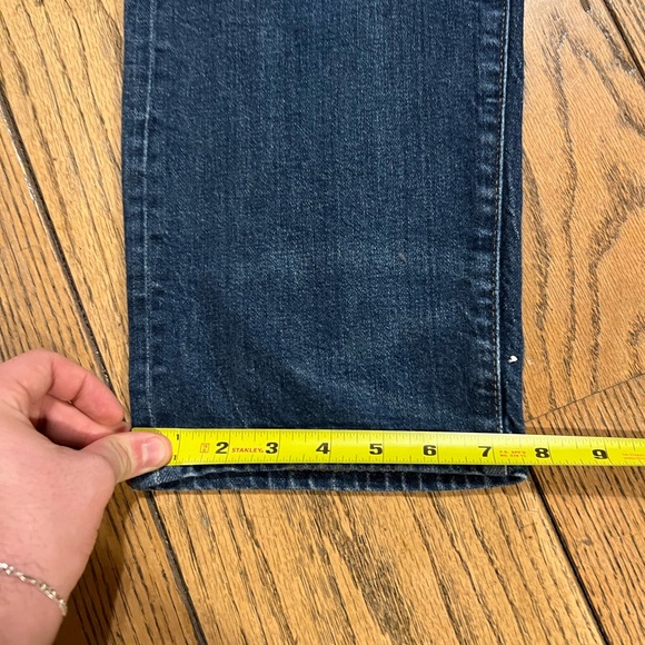 Lucky Brand 221 Straight Selvedge Jeans Denim Dark Wash Mens Size 34x31 Cotton - Picture 12 of 12